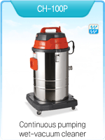 Continuous pumping wet-vacuum cleaner CH-100P