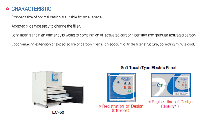 LC Series mist collector feature