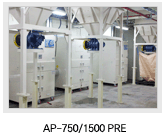 AP Series dust collector installation photo AP-750/1500PRE