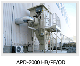 APD-2000 HB/PF/OD dust collector feature